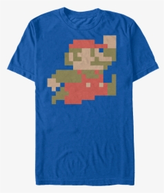 8 Bit Mario Shirt - Super Mario Bros Tshirt, HD Png Download, Transparent PNG