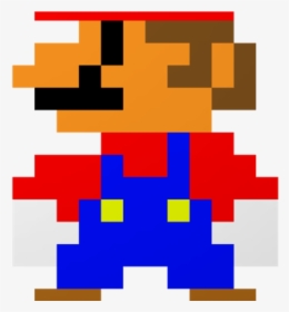 Papercraft 8 Bit Mario , Png Download - Pixel Mario And Cappy, Transparent Png, Transparent PNG