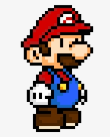8 Bit Paper Mario , Png Download - Paper Mario Pixel Art, Transparent Png, Transparent PNG