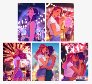Young In Love Print Set - Young And In Love Jen Bartel Art, HD Png Download, Transparent PNG