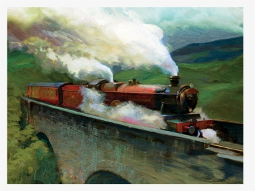 Harry Potter Paintings Hogwarts Express, HD Png Download, Transparent PNG