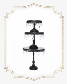 Shop-preview Black Round Chandelier Cake Stand - Shelf, HD Png Download, Transparent PNG