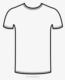 White T Shirt Free - T Shirt For Coloring, HD Png Download, Transparent PNG