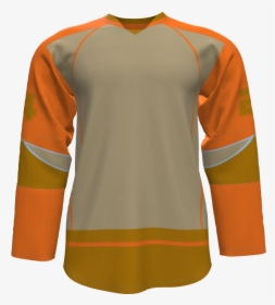 China Custom Cheap Wholesale Blank Hockey Jerseys - Long-sleeved T-shirt, HD Png Download, Transparent PNG