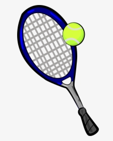 Tennis Ball And Racket Clip Art Clipart - Tennis Bat Clip Art, HD Png Download, Transparent PNG