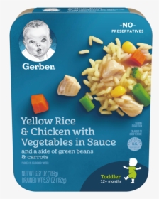 Yellow Rice & Chicken With Vegetables - Mashed Potatoes Baby Food, HD Png Download, Transparent PNG