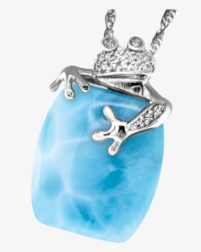 Tree Frog Larimar Necklace - Locket, HD Png Download, Transparent PNG