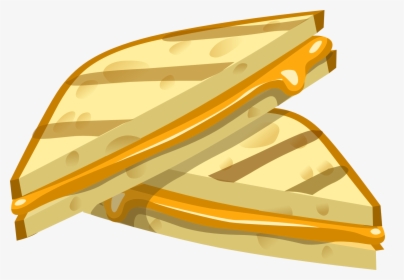 Transparent Toast Clipart - Grilled Cheese Clip Art, HD Png Download, Transparent PNG