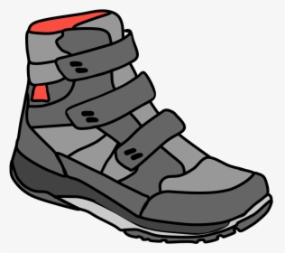 High Top Sneakers, Velcro, Gray, Orange - Work Boots, HD Png Download, Transparent PNG