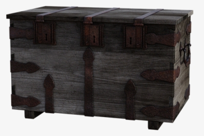 Lock, Box, Wooden, Metal, Key, Chest, Pirate, Wood - Coffee Table, HD Png Download, Transparent PNG