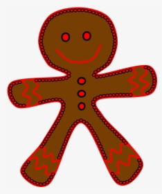 Transparent Gingerbread Man Png, Png Download, Transparent PNG
