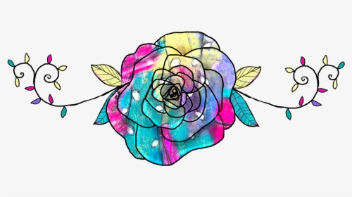 Rainbow Rose , Png Download - Transparent Rainbow Rose, Png Download, Transparent PNG