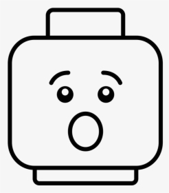 Attend An Event - Lego Face Black And White, HD Png Download, Transparent PNG