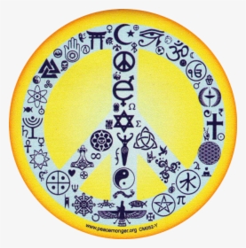 Transparent Coexist Png - Coexist Peace Sign, Png Download, Transparent PNG