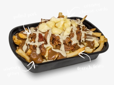 Champ Burger Pulled Pork Poutine - Ice Cream, HD Png Download, Transparent PNG
