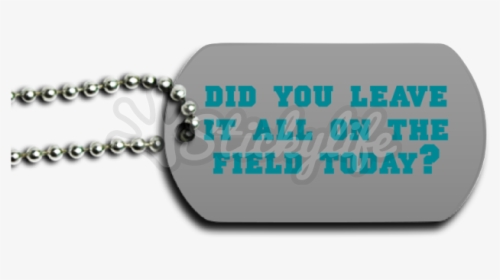 Football Dog Tag Back - Locket, HD Png Download, Transparent PNG