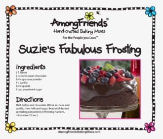 Suzie S Fab Frosting - Chocolate Cake, HD Png Download, Transparent PNG
