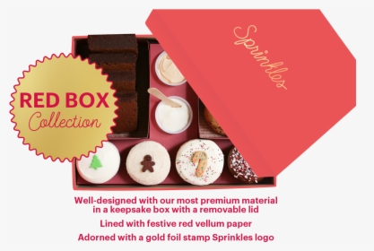 Holiday Bake Box Shown Includes 4 Cupcakes, 4 Brownies, - Cupcake, HD Png Download, Transparent PNG