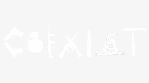 Coexist Weatherproof Vinyl Decal - Sketch, HD Png Download, Transparent PNG