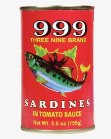 999 Sardines With Tomato Sauce And Chilli, HD Png Download, Transparent PNG