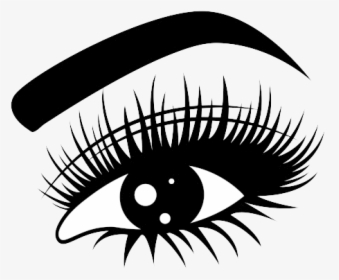 Eyelash Png - Eye Png Black And White, Transparent Png, Transparent PNG