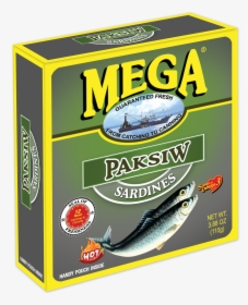 Mega Sardines Paksiw In Pouch 110g - Mega Sardines Paksiw, HD Png Download, Transparent PNG