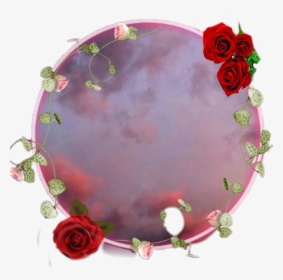 #aesthetic #border #circle #vines #roses #doodle - Flower Vines Aesthetic Png, Transparent Png, Transparent PNG