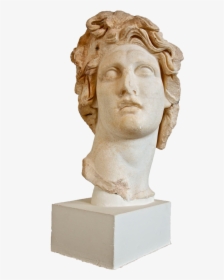 Testa Di Helios, Museo Archeologico Di Rodi - Vaporwave Statue Png, Transparent Png, Transparent PNG