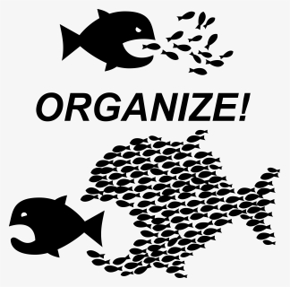 Organize Workers Unite - Organize Fish, HD Png Download, Transparent PNG