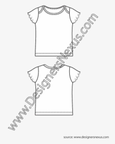 Newborn Infant Girls Lap Shoulder T Shirt Ⓒ - Illustration, HD Png Download, Transparent PNG