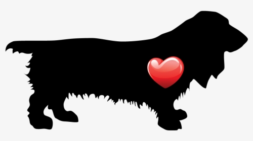My Heart Long-hair Dachshund Nail Art Decals Patch - Illustration, HD Png Download, Transparent PNG