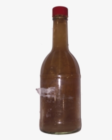 Really Old Hot Sauce From Pizzaslime S Fridge - Glass Bottle, HD Png Download, Transparent PNG