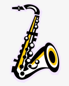 Vector Illustration Of Saxophone Brass Single-reed - Love Saxophone, HD Png Download, Transparent PNG