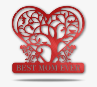 Tree In A Heart Drawing, HD Png Download, Transparent PNG