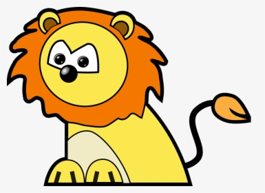 Lion, Animal, King, Jungle, Africa, Circus, Cartoon - Lion Clip Art, HD Png Download, Transparent PNG