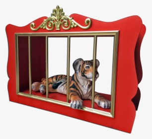 Red Tiger Cage - Diy Circus Lion Cage, HD Png Download, Transparent PNG