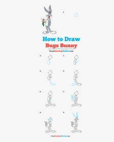 How To Draw Bugs Bunny - Easy Drawing Of Kangaroo Step By Step, HD Png Download, Transparent PNG