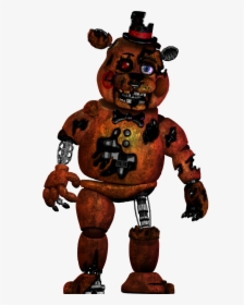 Hey Everyone Midnighte Here I Made Scrap Toy Freddy, - Freddy Five Nights At Freddy's Characters, HD Png Download, Transparent PNG
