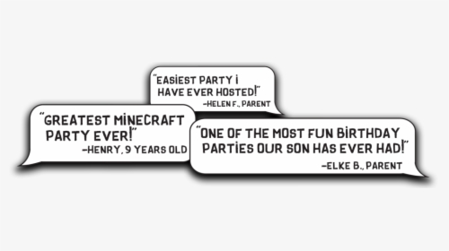 Best Minecraft Party Ever - Parallel, HD Png Download, Transparent PNG