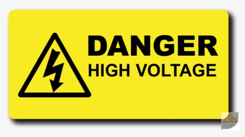 High Warning Voltage Hazard Label Free Transparent - Danger High Voltage 11kv Sign, HD Png Download, Transparent PNG