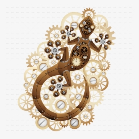 Steampunk Gecko, HD Png Download, Transparent PNG