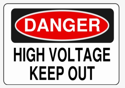High Voltage Overhead - Danger High Voltage Clipart, HD Png Download, Transparent PNG