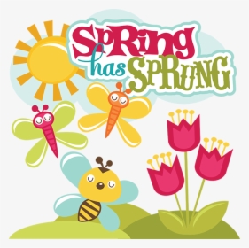 Clip Art Scrap Book Spring Clipart - Spring Has Sprung 2018, HD Png Download, Transparent PNG
