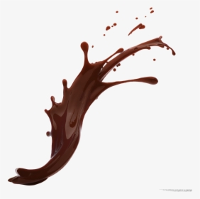 Drops Bar With Clip,coffee Creative White Chocolate - Milk Chocolate Splash, HD Png Download, Transparent PNG