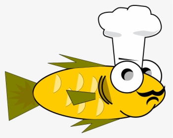 Chef, Cook, Cooking, Fish, Goldfish, Funny - Birthday Fish Png, Transparent Png, Transparent PNG