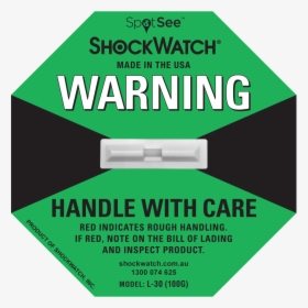 Shockwatch Label L-30 100g - Sign, HD Png Download, Transparent PNG