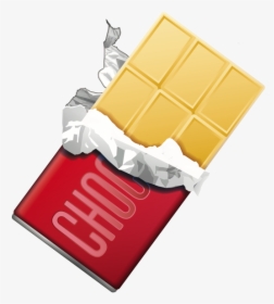 White Chocolate Bar Emoji, HD Png Download, Transparent PNG