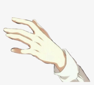 Transparent Anime Hand Png - Holding Hands Up Meme, Png Download