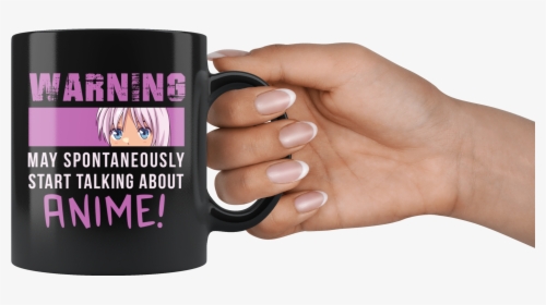 Transparent Anime Hand Png - Mug Anime In The Hand, Png Download, Transparent PNG
