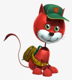 Pet Pals Holly The Cat With Backpack - Cartoon, HD Png Download, Transparent PNG